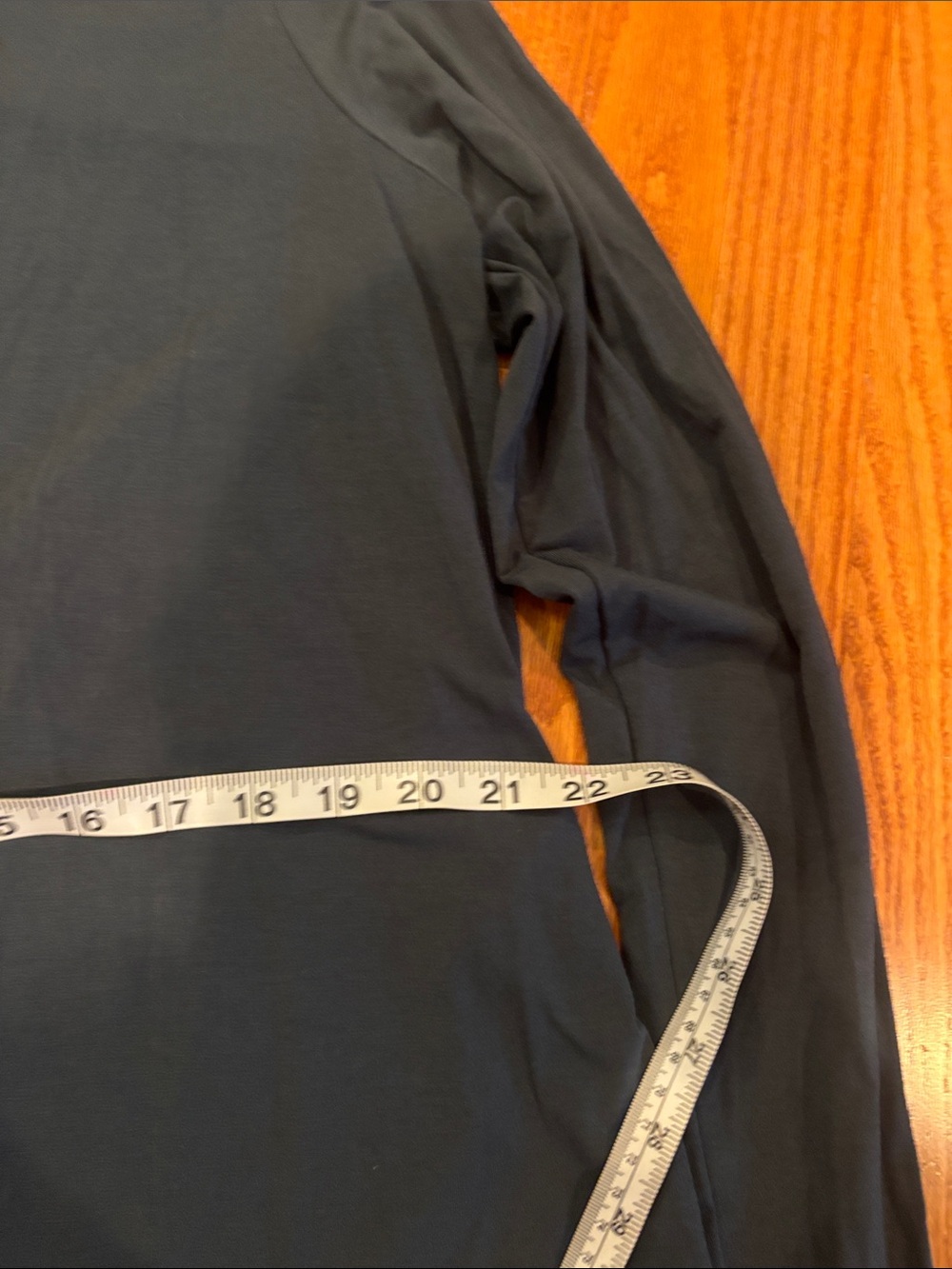 Athleta Dark Green/ Teal Move with Ease long sleeve - Picture 6 of 10